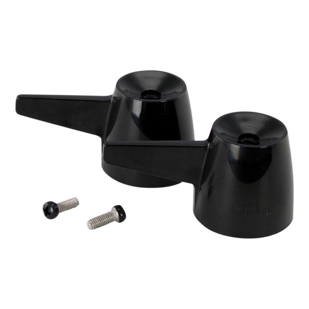 K0672BK - K0672BK Valve Handles with Screws, Black - Dishmaster