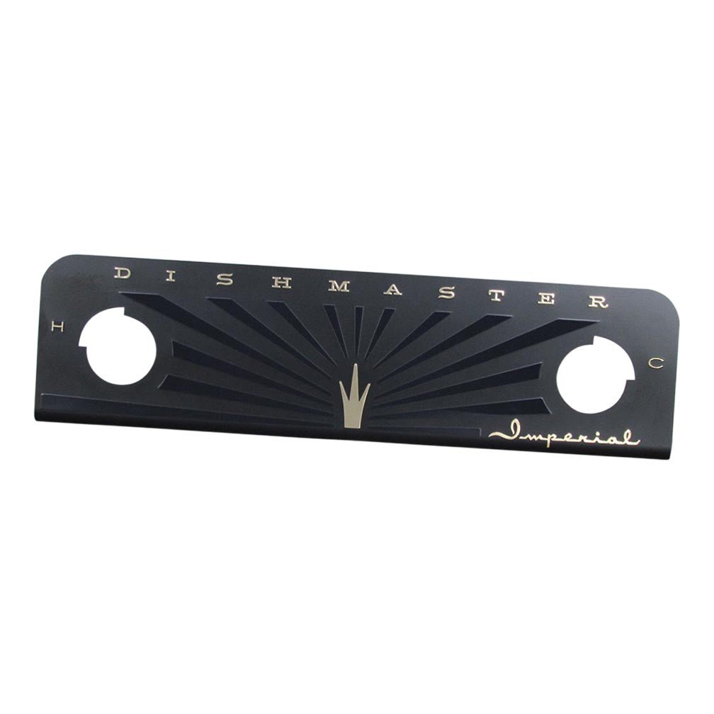 K1041BK - K1041BK Black Sunburst Imperial Face Plate - Dishmaster