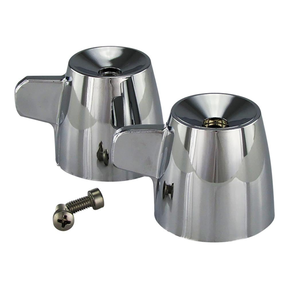 K1125CP - K1125CP Short Valve Handles with Screws, Chrome - Dishmaster
