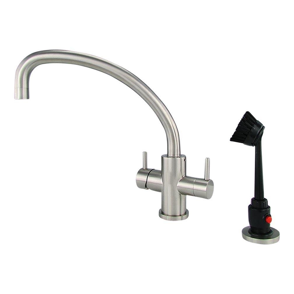 M32270 - Dishmaster M70BNLA Sapphire Low Arc, Brushed Nickel - Dishmaster