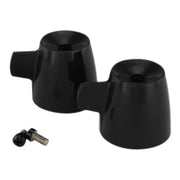 K1125BK - K1125BK Short Valve Handles with Screws, Black - Dishmaster