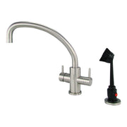 M32270 - Dishmaster M70BNLA Sapphire Low Arc, Brushed Nickel - Dishmaster