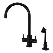 M34170 - Dishmaster M70MBHA Sapphire High Arc, Matte Black - Dishmaster