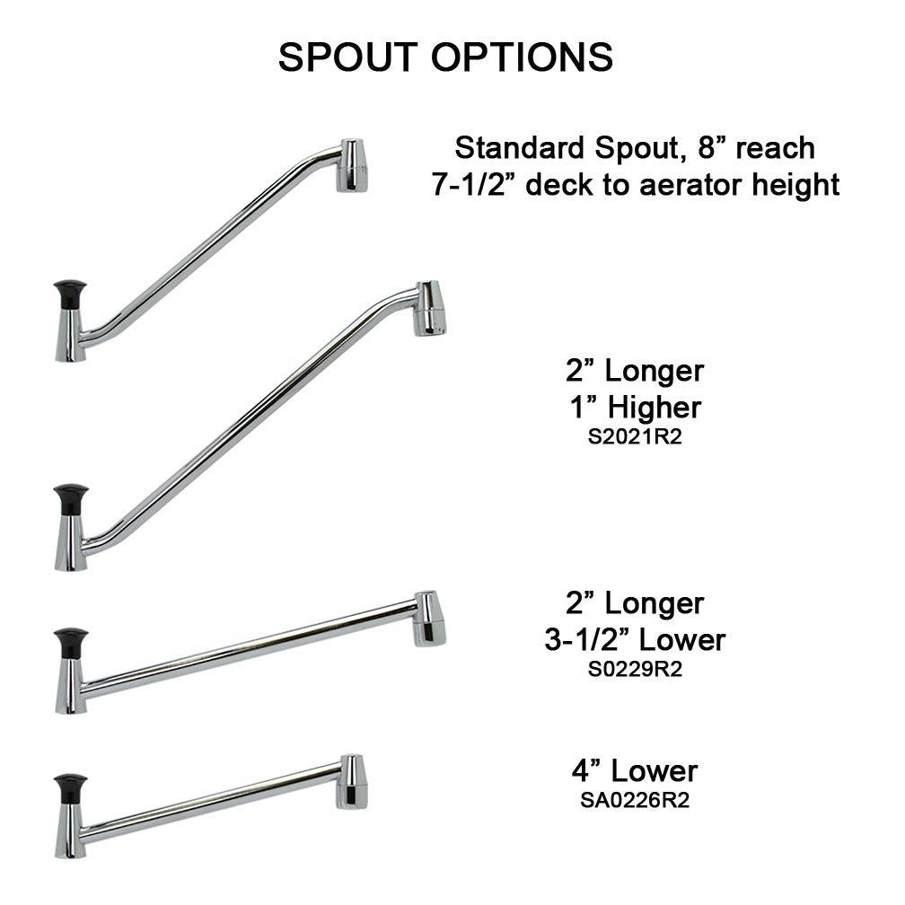 SA2060C - SA2060C Spout, Curved - Dishmaster